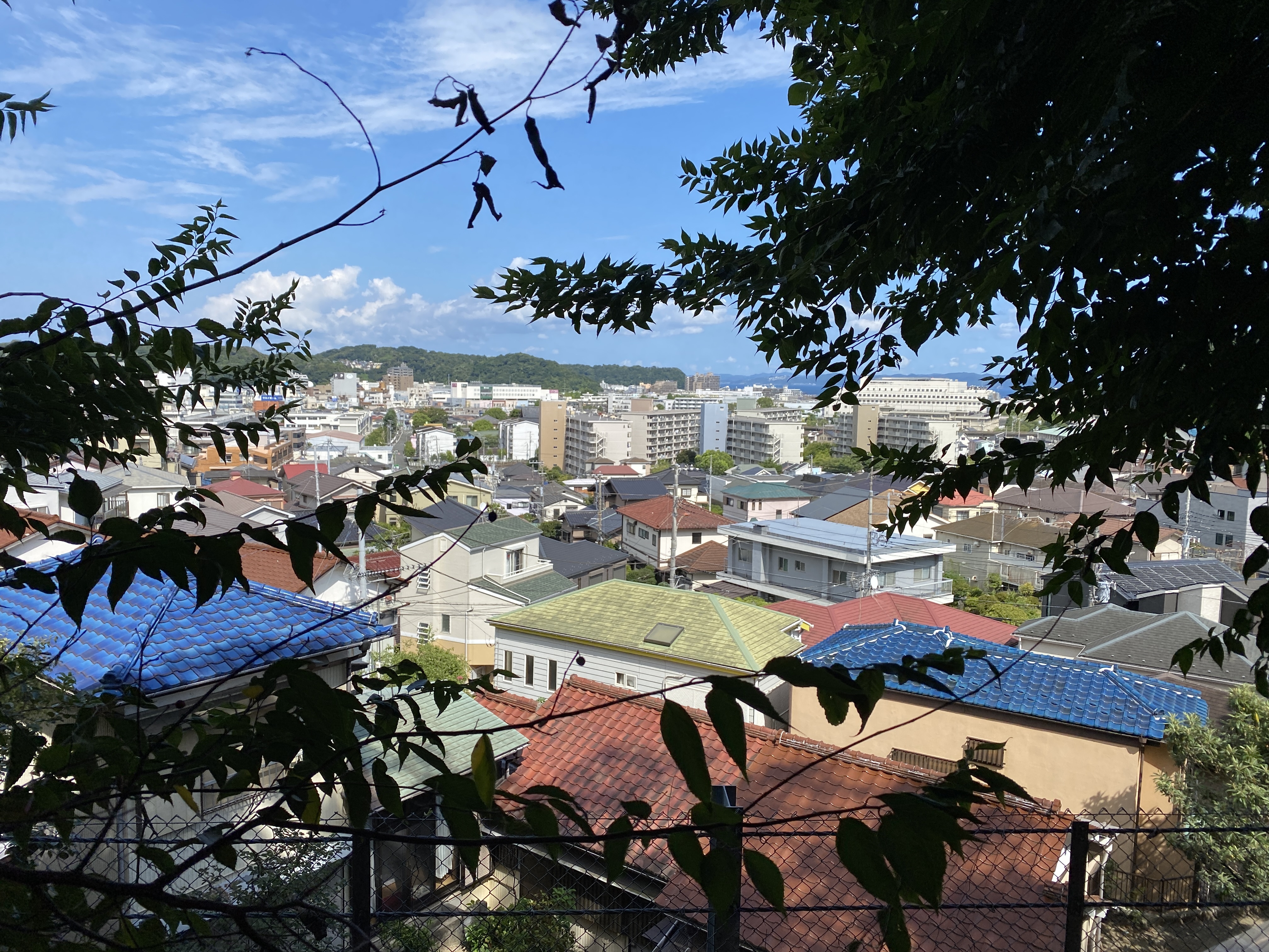 久里浜　海が見える